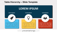 Free Table Hierarchy for PowerPoint and Google Slides