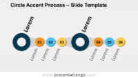 Free Circle Accent Process for PowerPoint and Google Slides