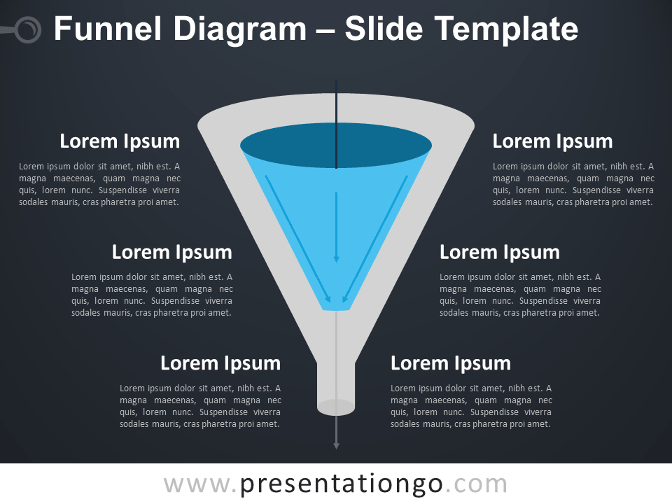 funnel diagram for powerpoint and google slides venn diagram google charts