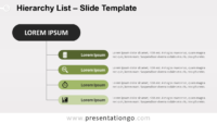 Free Vertical Hierarchy List for PowerPoint and Google Slides