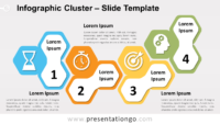 Free Infographic Cluster for PowerPoint and Google Slides