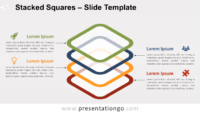 Free Stacked Squares for PowerPoint