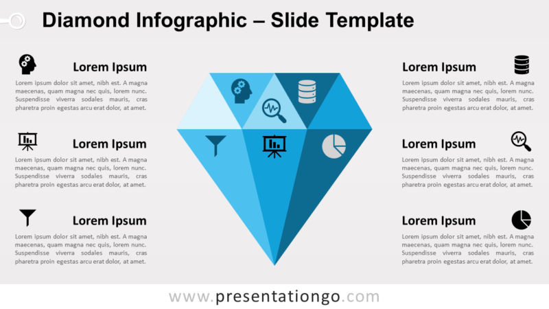 Diamond Infographic for PowerPoint and Google Slides