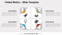 Free Folded Matrix for PowerPoint and Google Slides