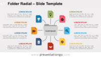 Free Folder Radial for PowerPoint and Google Slides