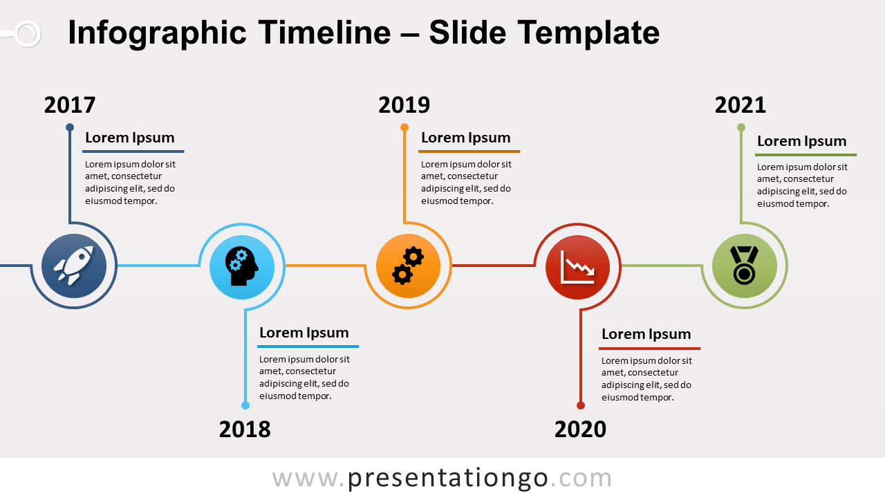 Infographic Timeline for PowerPoint and Google Slides