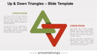 Free Up and Down Triangles for PowerPoint and Google Slides