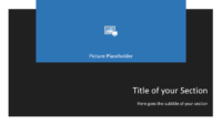 Free Gray Frame Template for Powerpoint and Google Slides - Section Header