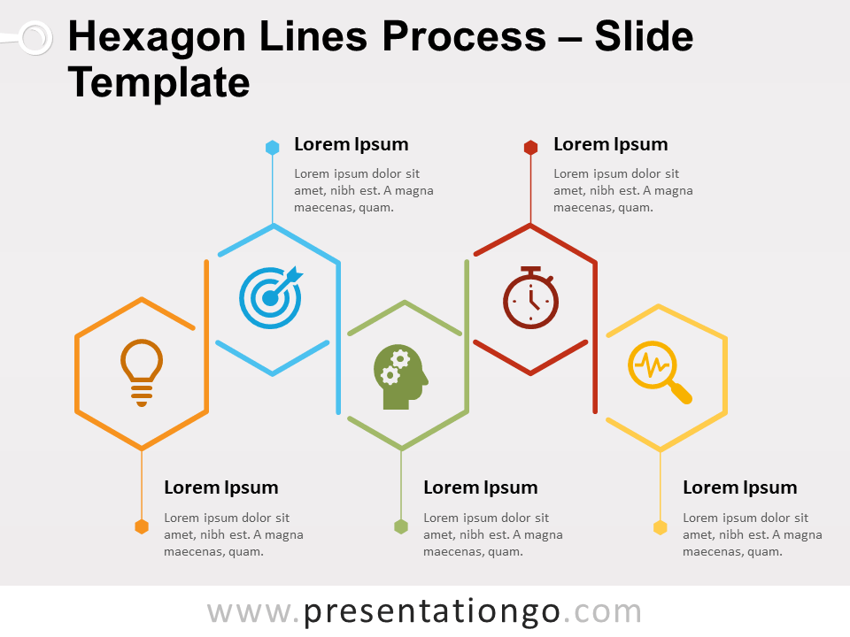 Hexagon Powerpoint Template 9043