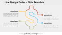 Free Line Design Dollar for PowerPoint and Google Slides