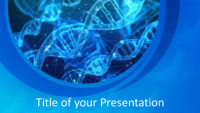 Free Medical Research Template for Powerpoint and Google Slides - Title Slide