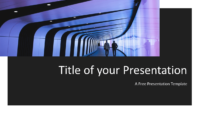 Free Tech Template for Powerpoint and Google Slides - Title Slide