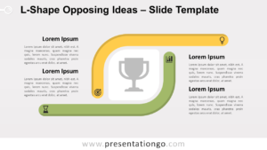 Free L-Shape Opposing Ideas for PowerPoint and Google Slides