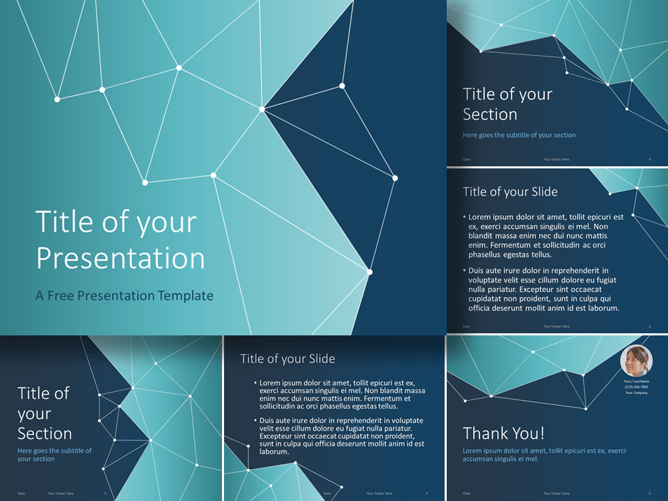 technology presentation template free