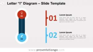 Free Letter I Diagram for PowerPoint and Google Slides
