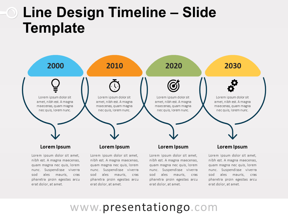 Timeline Milestone Chart for PowerPoint and Google Slides