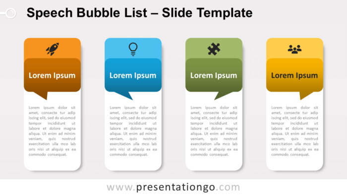 Speaking Bubble Templates for PowerPoint and Google Slides
