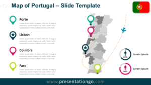 Free Map of Portugal for PowerPoint and Google Slides