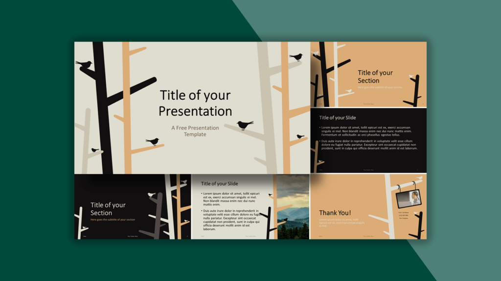 Birds Template for PowerPoint