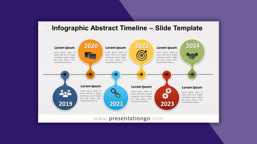 Infographic Abstract Timeline for PowerPoint and Google Slides