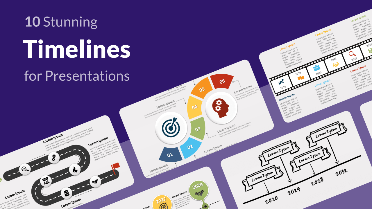 10 Stunning Timelines For PowerPoint Presentations