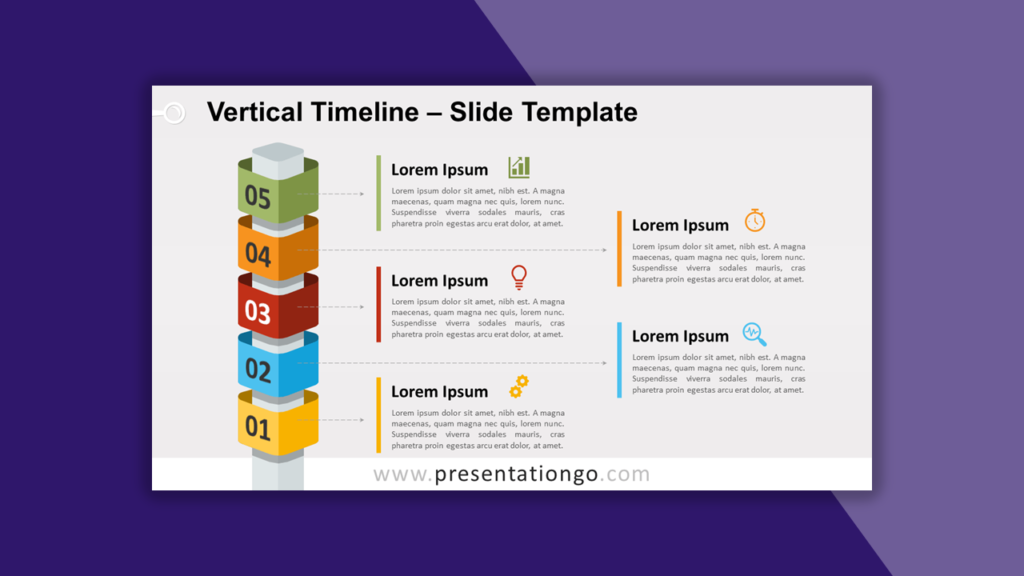 Vertical Timeline for PowerPoint and Google Slides