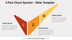 Free 3-Part Check Symbol for PowerPoint and Google Slides