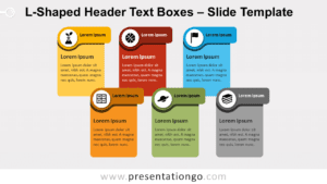 Free L-Shaped Header Text Boxes for PowerPoint and Google Slides