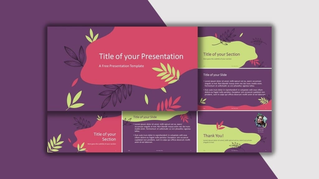 Purple Template for your PowerPoint Presentation