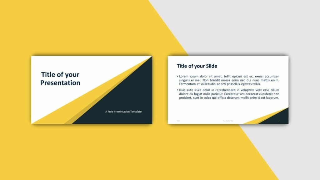 Yellow Template for your PowerPoint Presentation