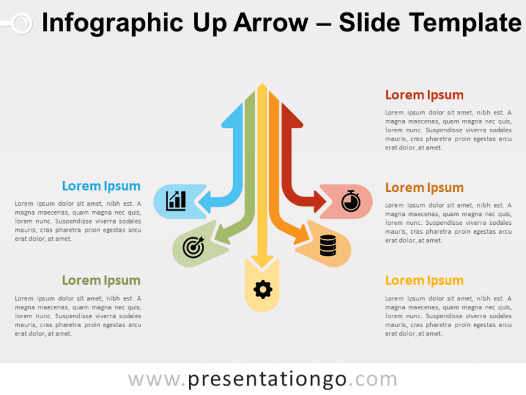 Infographic Up Arrow for PowerPoint
