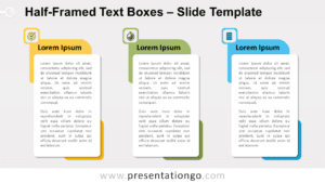 Free Half-Framed Text Boxes for PowerPoint and Google Slides