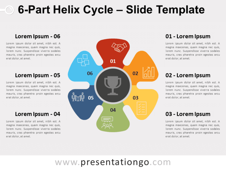 Free 6-Part Helix Cycle for PowerPoint