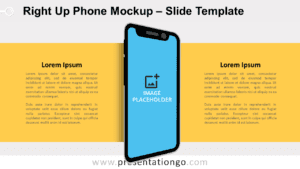 Free Right Up Phone Mockup for PowerPoint and Google Slides