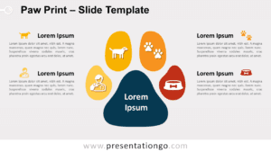 Free Paw Print for PowerPoint and Google Slides