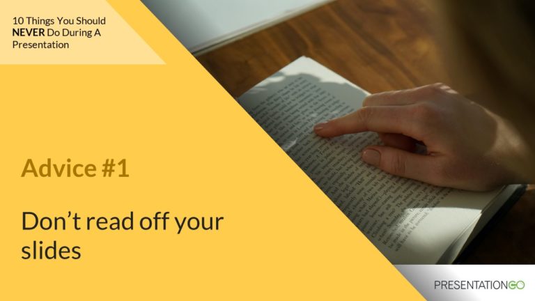 10 Things You Should NEVER Do During A Presentation - PresentationGO