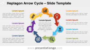 Free Heptagon Arrow Cycle for PowerPoint and Google Slides