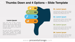 Free Thumbs Down and 4 Options for PowerPoint and Google Slides