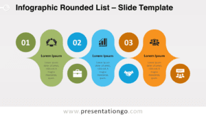 Free Infographic Rounded List for PowerPoint and Google Slides