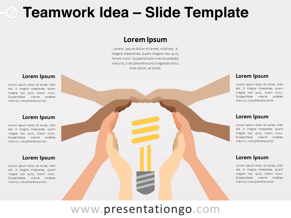 Teamwork Idea for PowerPoint and Google Slides