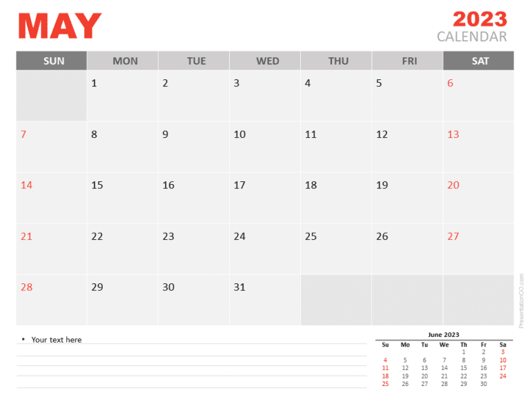 Free Calendar Templates for PowerPoint and Google Slides