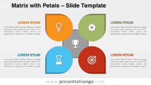 Free Matrix with Petals for PowerPoint and Google Slides