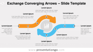 Free Exchange Converging Arrows for PowerPoint and Google Slides