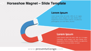 Free Horseshoe Magnet for PowerPoint and Google Slides