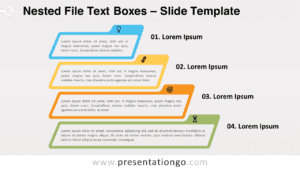 Free Nested File Text Boxes for PowerPoint and Google Slides