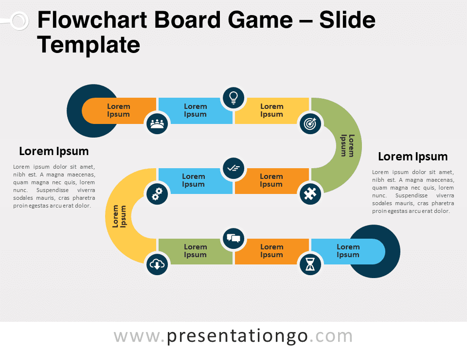 process flow diagram ppt template