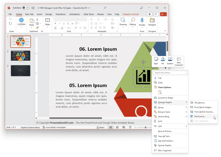 How To Replace Existing Icons In A PowerPoint Slide