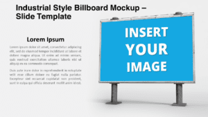 Free Industrial Style Billboard Mockup for PowerPoint and Google Slides