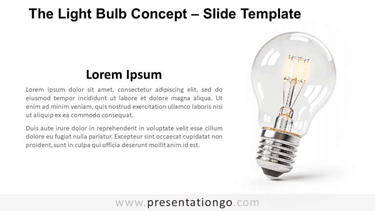 Free Light Bulb Graphics for PowerPoint and Google Slides