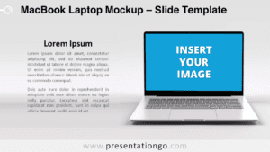 Free MacBook Laptop Mockup for PowerPoint and Google Slides